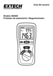 Extech Instruments 380260 Guia Del Usuario