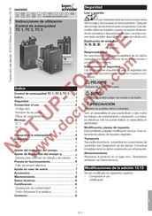 Honeywell Krom Schroder TC 1 Instrucciones De Utilizacion