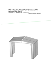 Bosen Industrial MG14FR Instrucciones De Instalación, Operación Y Limpieza