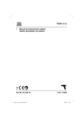 Top Craft TCAS 12 Li Manual De Instrucciones Original