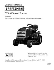 Craftsman 107.250050 Manual Del Operador