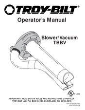 Troy-Bilt TBBV Manual Del Operador