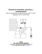 SICSA FUTURO AC5 Manual De Instalación, Operación Y Mantenimiento