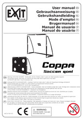 EXIT Toys Coppa Soccer goal Manual De Usuario