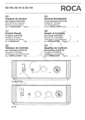 Roca CC-140 Instrucciones De Instalación, Montaje Y Funcionamiento Para El Instalador