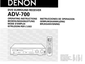 Denon ADV-700 Manual De Instrucciones