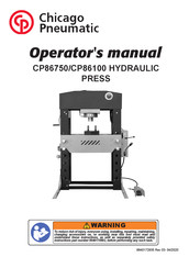 Chicago Pneumatic CP86100 Manual Del Usuario