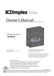 Dimplex DFOP25 El Manual Del Propietario