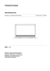 PERMATHERM ESS 5050 K Instrucciones De Instalación Y Funcionamiento