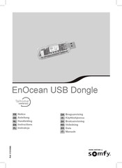 SOMFY EnOcean USB Dongle Manual De Instrucciones