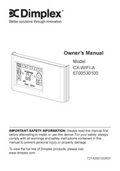 Dimplex CX-WIFI-A El Manual Del Propietario