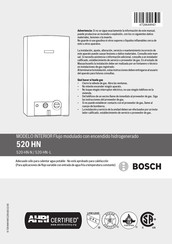 Bosch 520-HN-N Manual De Instrucciones