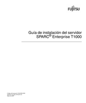 Fujitsu SPARC Enterprise T1000 Guia De Instalacion