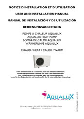 AQUALUX 105535 Manual De Instalación Y De Utilización