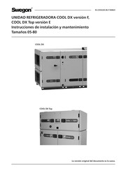 Swegon COOL DX Serie Instrucciones De Instalación Y Mantenimiento