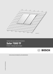 Bosch FT226-2 Instrucciones De Instalación Y De Mantenimiento