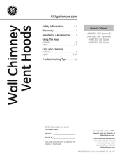 Ge JVW5301 El Manual Del Propietario