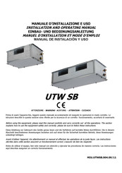 Aertesi UTW SB 61 Manual De Instalacion Y Uso