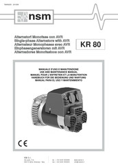 NSM KR 80 Manual Para El Uso Y Mantenimiento