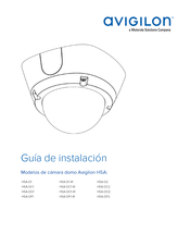 Motorola Solutions Avigilon H5A-DP1 Guia De Instalacion