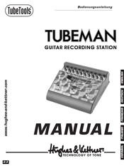 Hughes & Kettner TubeTools Tubeman Guía De Inicio Rápida