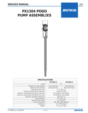 Binks PX1304-8 Manual De Servicio