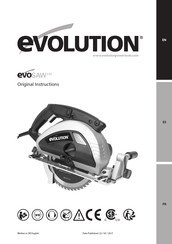 Evolution EVOSAW 230 Instrucciones Originales