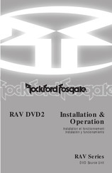 Rockford Fosgate RAV Serie Instalación Y Funcionamiento