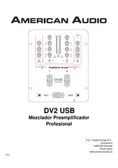 American Audio DV2 USB Manual De Instrucciones