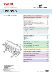 Canon iPF850 Guia Del Usuario