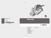 Bosch PHO 3100 Manual De Instrucciones