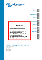 Victron energy BlueSolar PWM Serie Manual