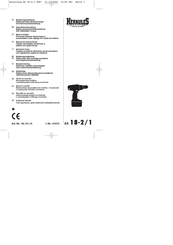 HERKULES AS 18-2/1 Manual De Instrucciones