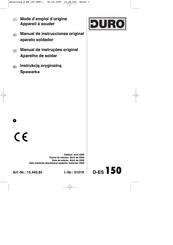 Duro 15.440.84 Manual De Instrucciones Original