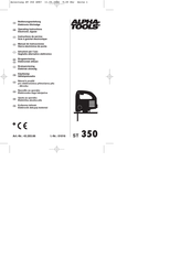 ALPHA-TOOLS ST 350 Manual De Instrucciones