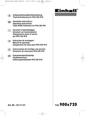 EINHELL 43.111.51 Instrucciones De Montaje Y De Servicio