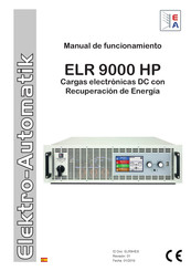 Elektro-Automatik ELR 9750-66 HP Manual De Funcionamiento