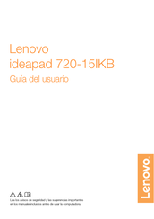 Lenovo ideapad 720-15IKB Guia Del Usuario