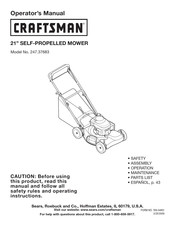 Craftsman 247.37683 Manual Del Usuario