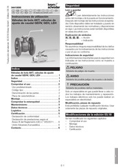 Honeywell Krom Shroder AKT Serie Instrucciones De Utilizacion