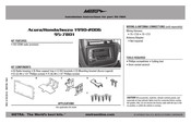 Metra 95-7801 Instrucciones De Instalación