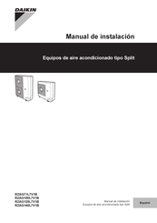 Daikin RZAG125L7V1B Manual De Instalación