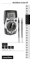 LaserLiner MultiMeter Pocket XP Manual De Instrucciones