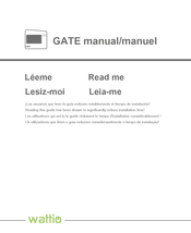 Wattio GATE Manual De Instrucciones