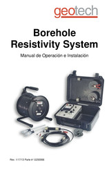 Geotech Borehole  Resistivity Manual De Operación E Instalación