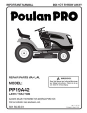 Poulan Pro PP19A42 Manual De Instrucciones