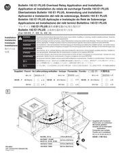 Allen-Bradley Bulletin 193 E1 PLUS Aplicación E Instalación