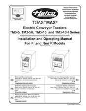 Hatco TOASTMAX TM3-10H Serie Manual Del Usuario