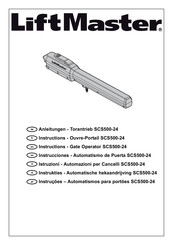 LiftMaster SCS500-24 Instrucciones