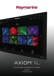 Raymarine Axiom XL Instrucciones De Instalación Y Manejo